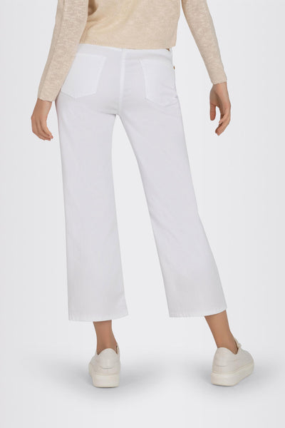 CULOTTE D010-white denim - 5984/9B 0391L Thumbnail