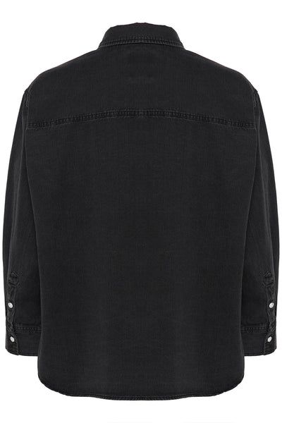CollettePW SH Washed Black Denim - 30308571 Thumbnail