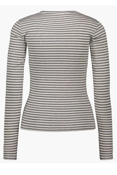 SNOS433 long sleeve Grey Stripe - SNOS433 Thumbnail