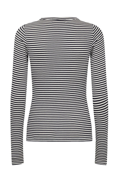 SNOS433 long sleeve Black Stripe - SNOS433 Thumbnail
