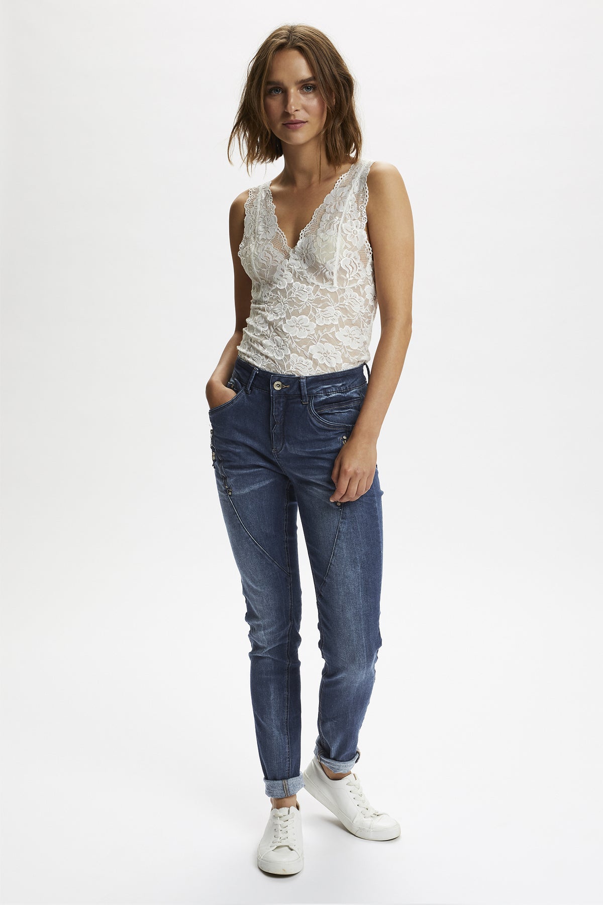 Bibiana Denim Jeans Rich Blue Denim - 10602175