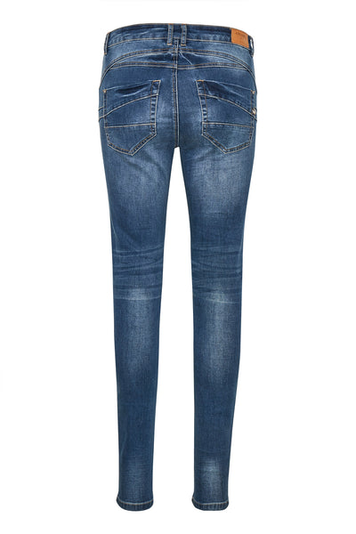 Amalie Jeans Shape fit Rich Blue Denim - 10604221 Thumbnail