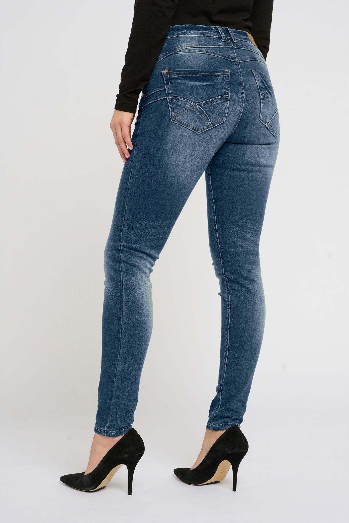 Amalie Jeans Shape fit Rich Blue Denim - 10604221