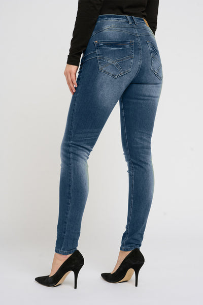 Amalie Jeans Shape fit Rich Blue Denim - 10604221 Thumbnail