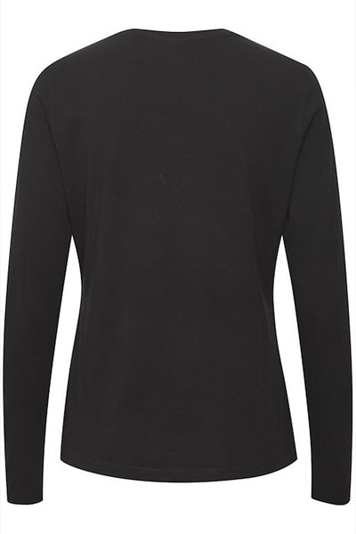 Naia long sleeve T-shirt Pitch Black - 10605255 Thumbnail