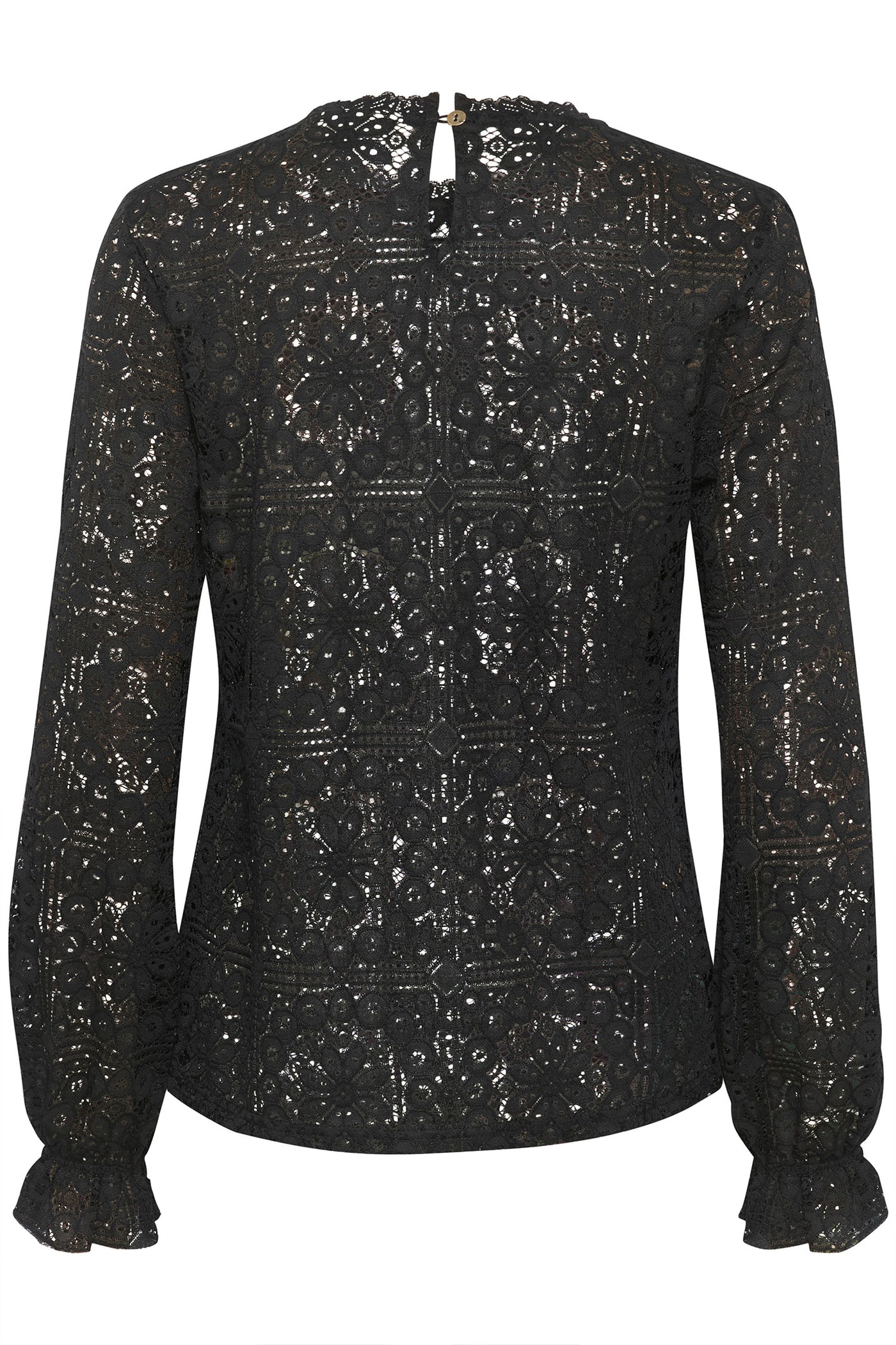 CRTiley Lace Blouse Pitch Black - 10607994