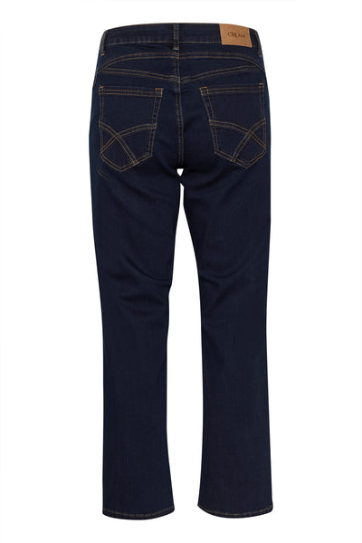 CRRaja 7/8 Jeans - Baiily Fit Rinse Dark Blue Denim - 10612151 Thumbnail