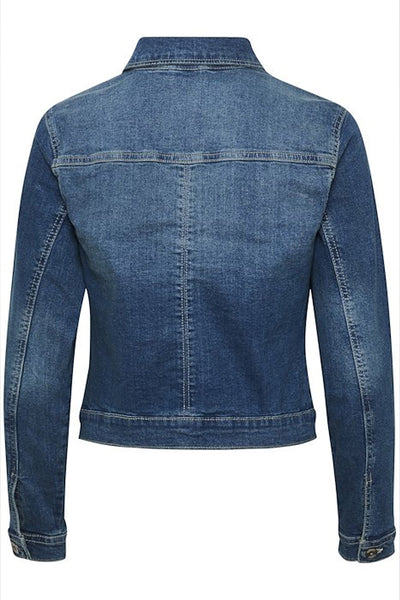 Lisa Denim Jacket Rich Blue Denim - 10650245 Thumbnail
