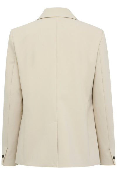 SLCorinne Short Blazer Oatmeal - 30407532 Thumbnail