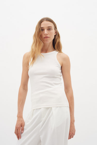 LolahIW Base Tank Top Whisper White - 30109343 Thumbnail