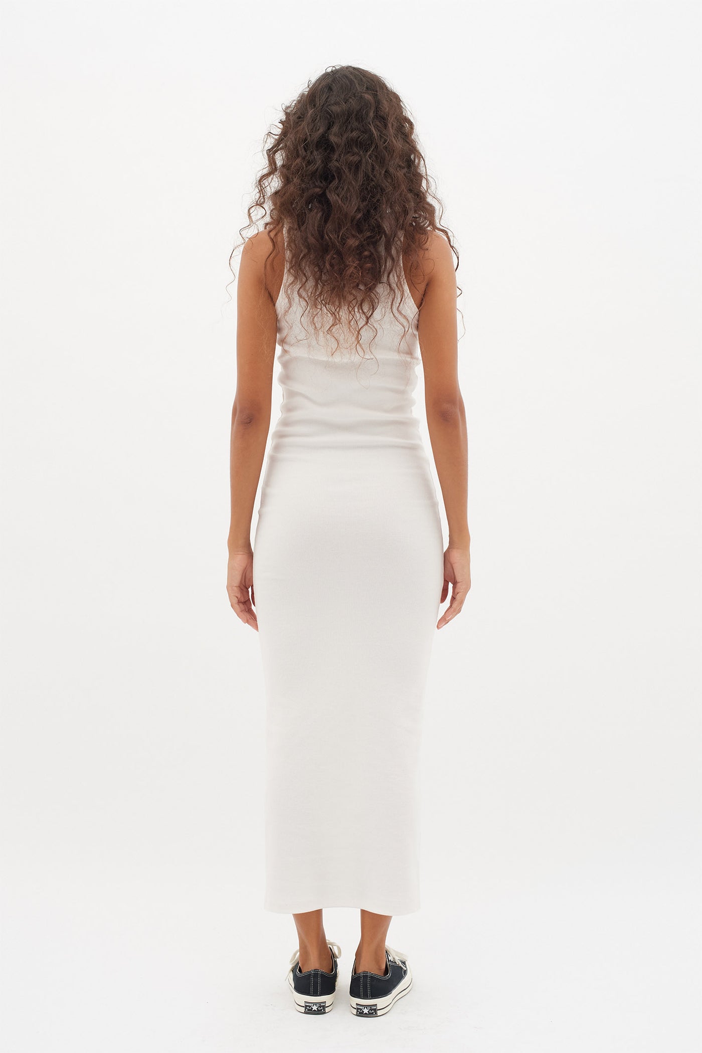 LolahIW Base Tank Dress Whisper White - 30109344