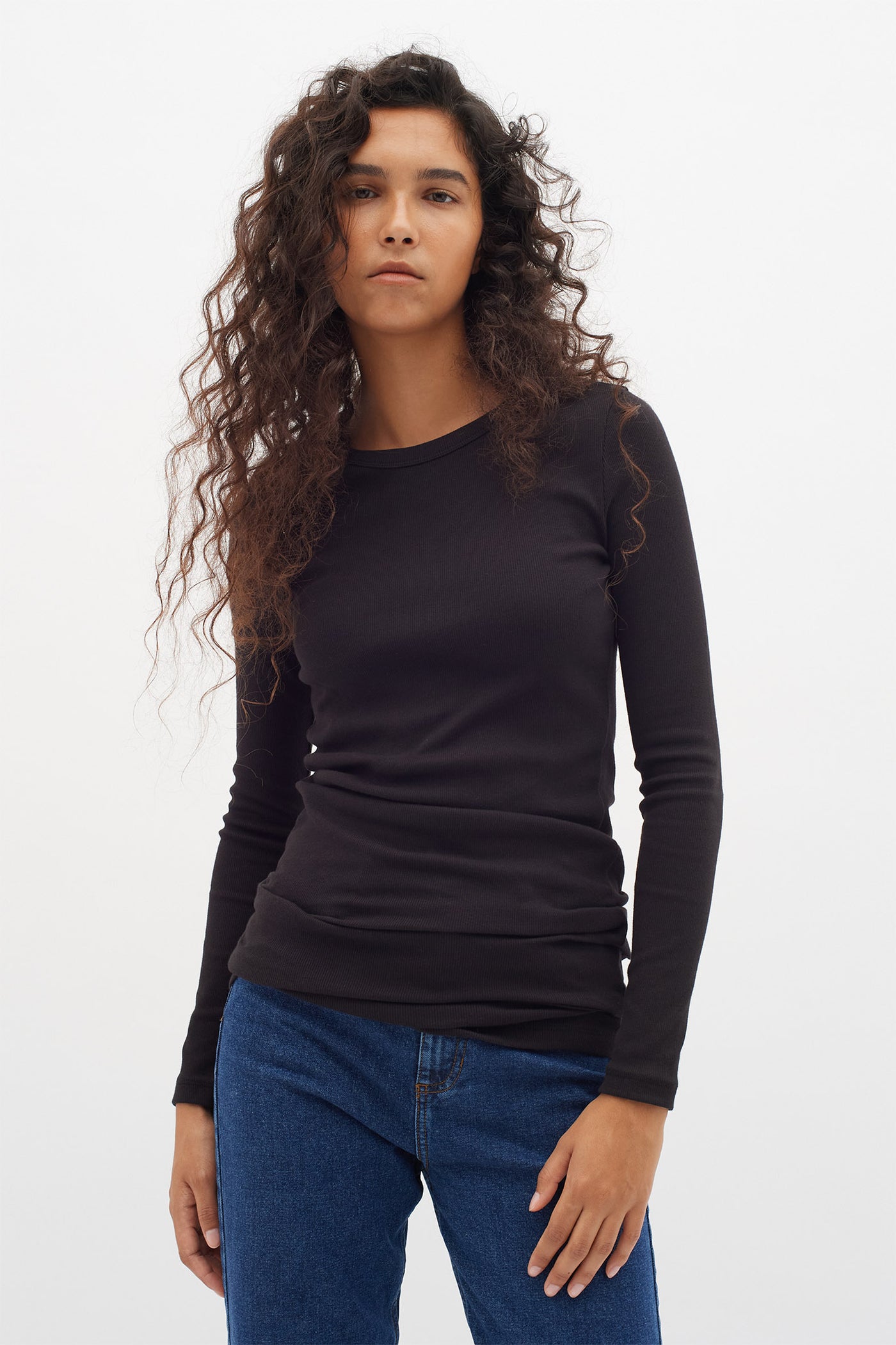 LolahIW Base  Long Tee Black - 30109345
