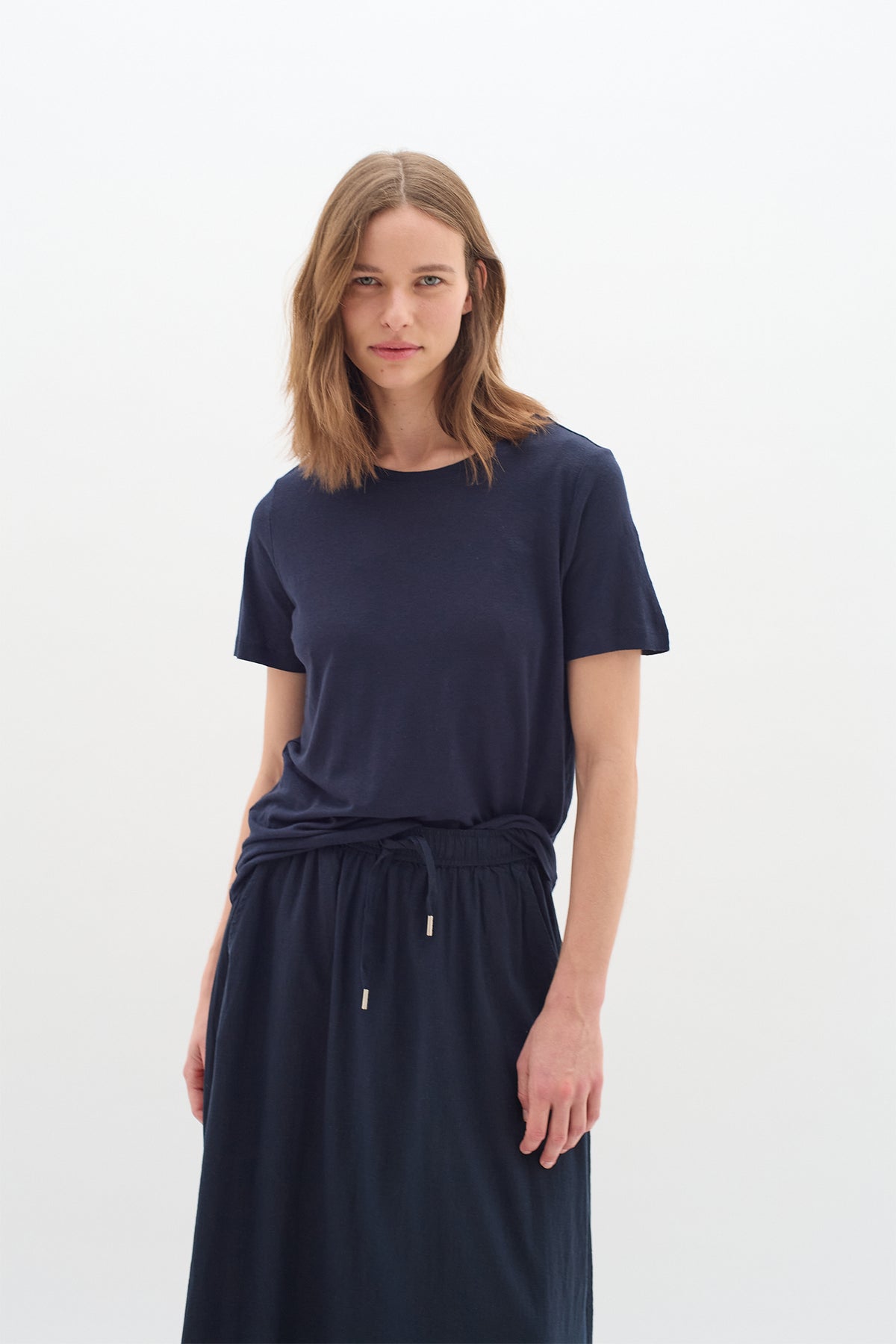ElisabethIW Alma Tshirt Marine Blue - 30109375