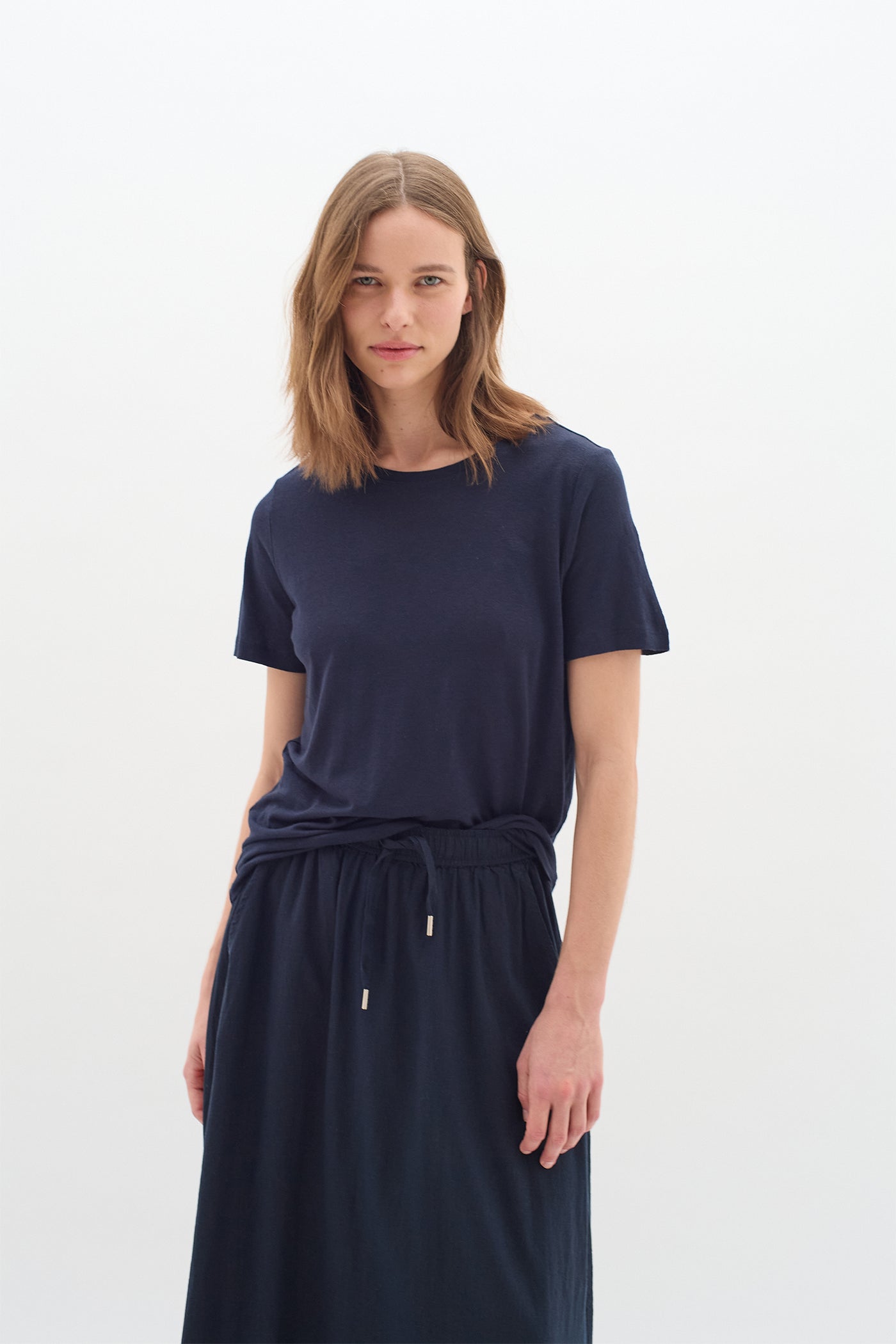 ElisabethIW Alma Tshirt Marine Blue - 30109375
