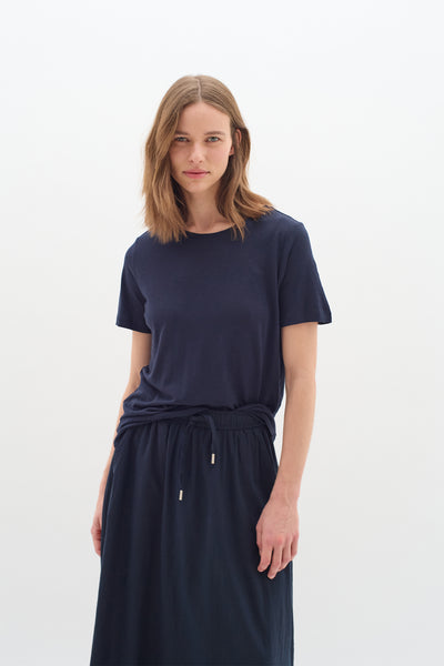 ElisabethIW Alma Tshirt Marine Blue - 30109375 Thumbnail
