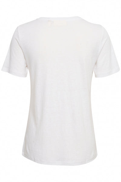 ElisabethIW Alma Tshirt Pure white - 30109375 Thumbnail