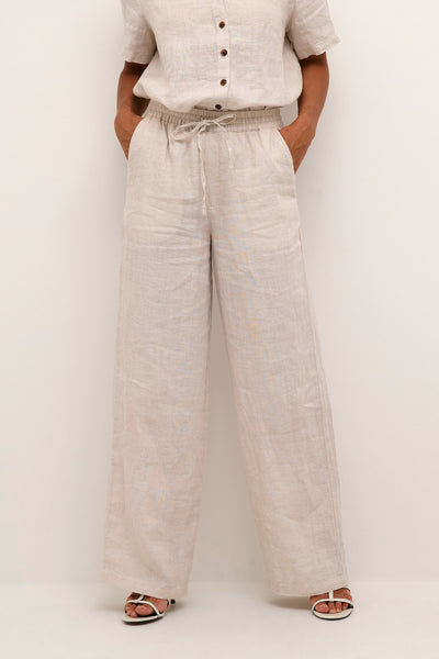 CRBellis Linen Pant Crispy Sand - 10611574 Thumbnail