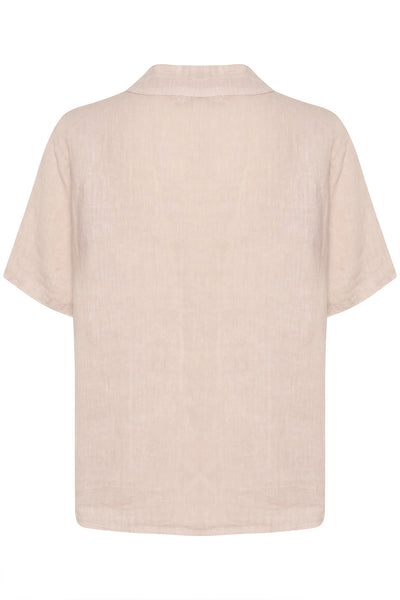 CRBellis Linen Shirt Crispy Sand - 10611578 Thumbnail