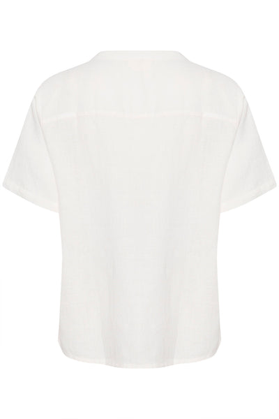 CRBellis Linen Shirt Snow White - 10611578 Thumbnail