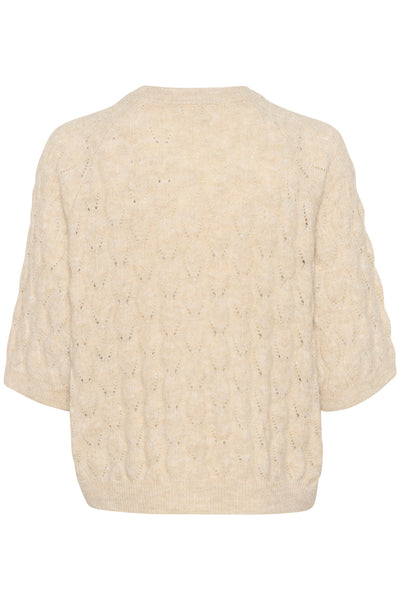 KAmalene Knit Pullover Feather Gray Melange Thumbnail
