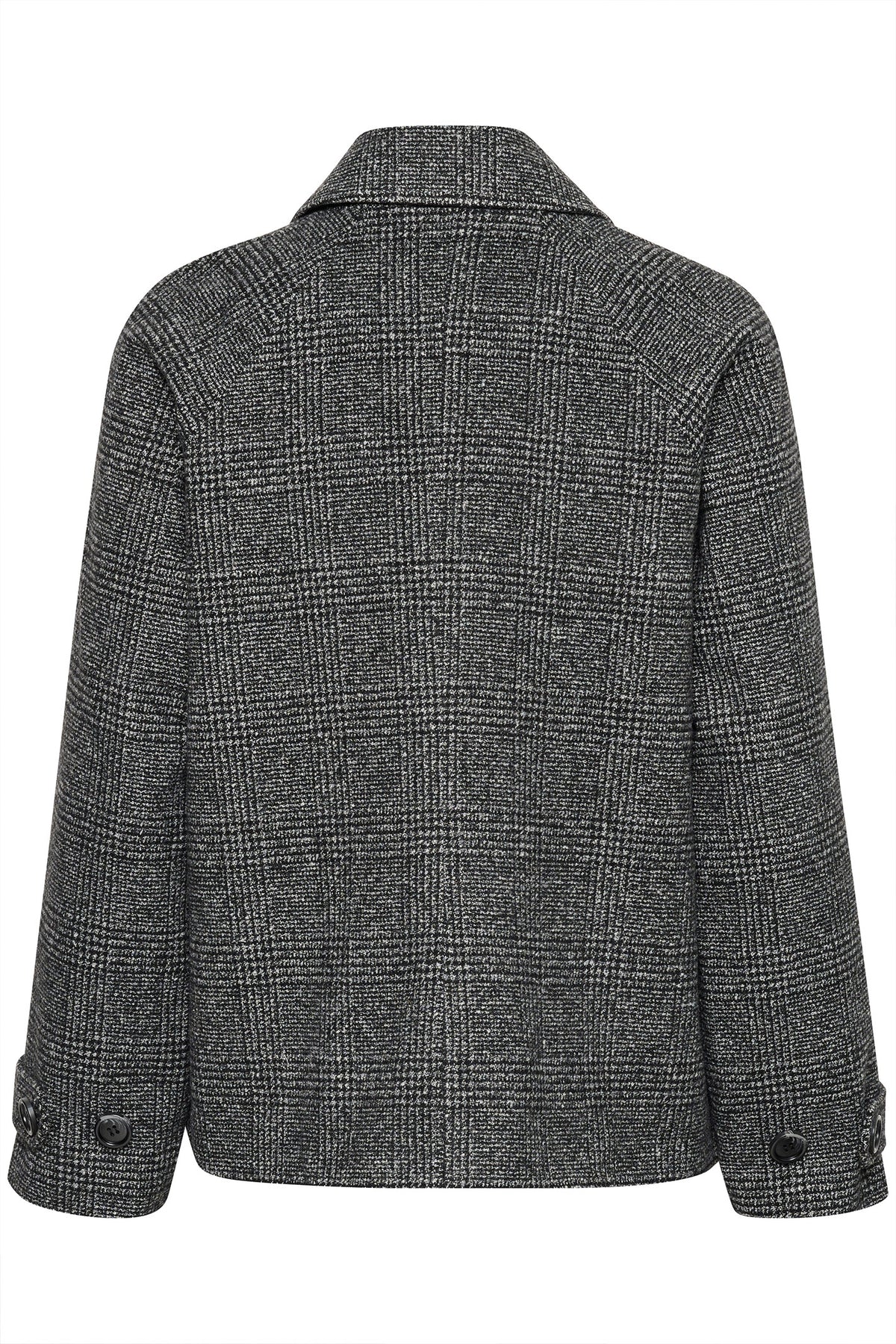 KAfabiola Short Jacket Black/Grey Check - 10508951