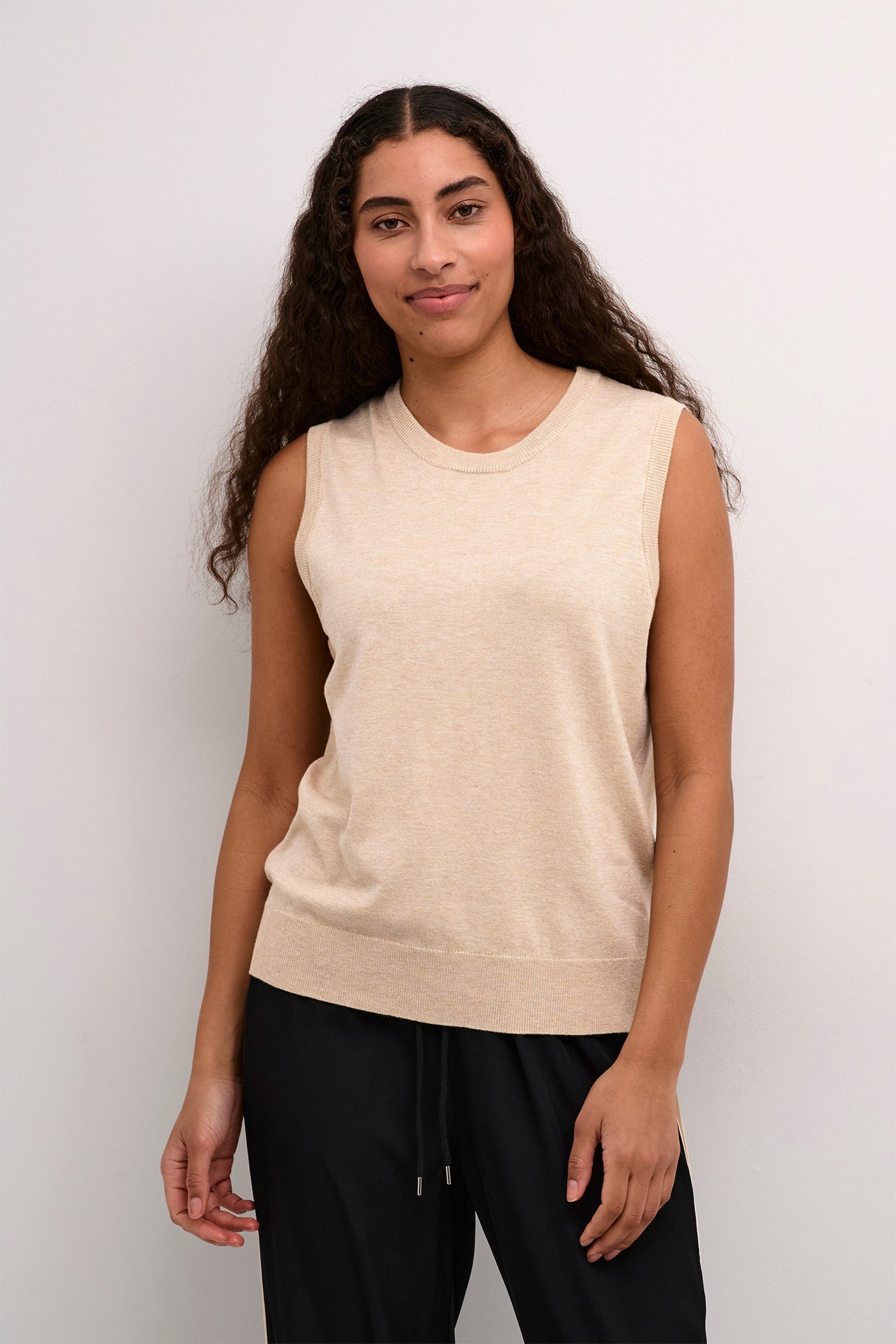 KAlizza Knit Slipover Feather Gray Melange - 10509232