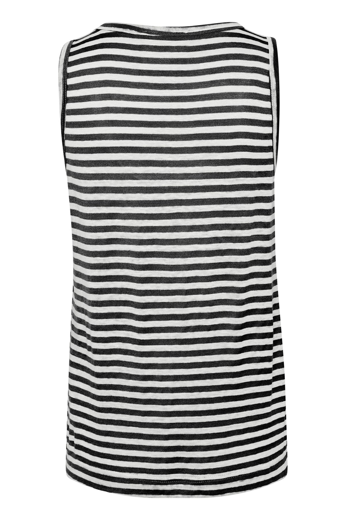 LisaMW Striped Top Black W.White stripe - 10704687