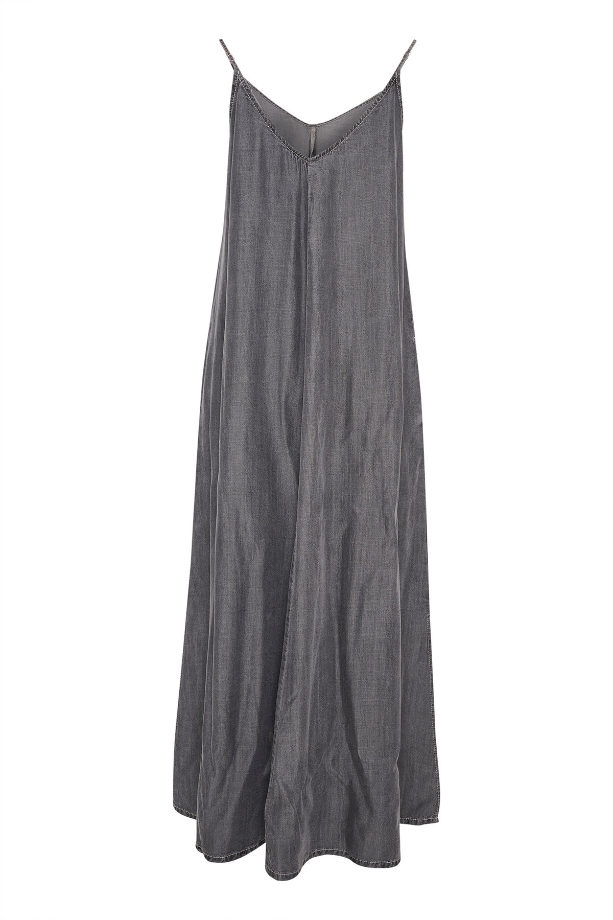 NellyMW Strap Dress Medium Grey Wash