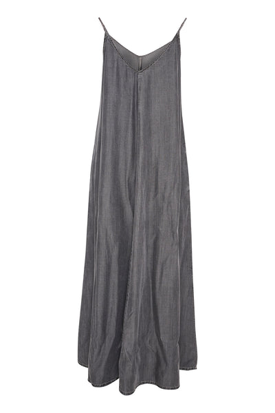 NellyMW Strap Dress Medium Grey Wash Thumbnail