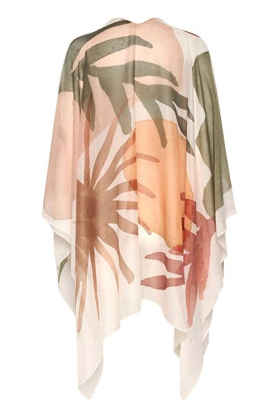 CREnna Poncho Ethnic Palm Print - 10612700 Thumbnail
