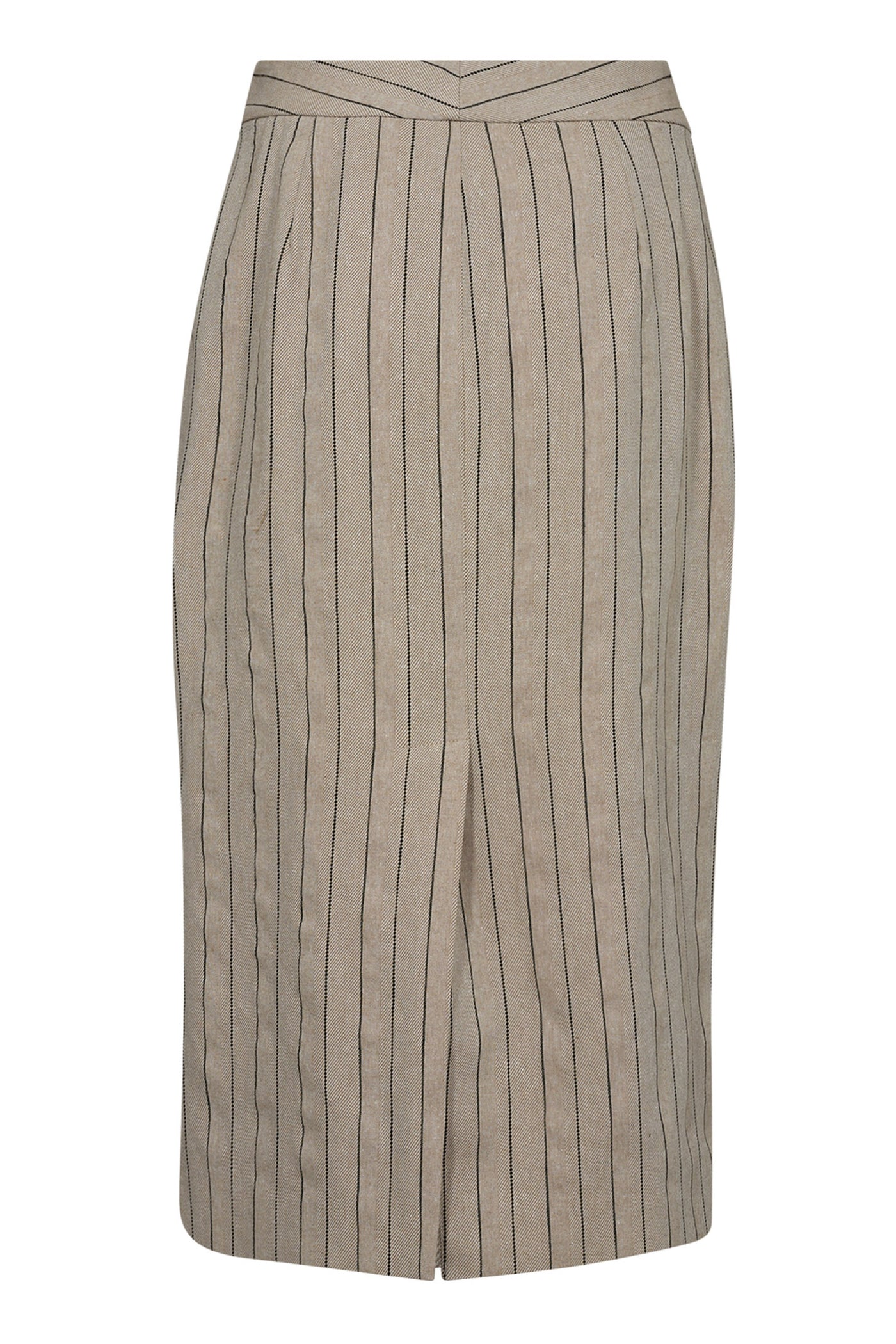 LinenCC Pin Pencil Skirt 18-Sand - 34136