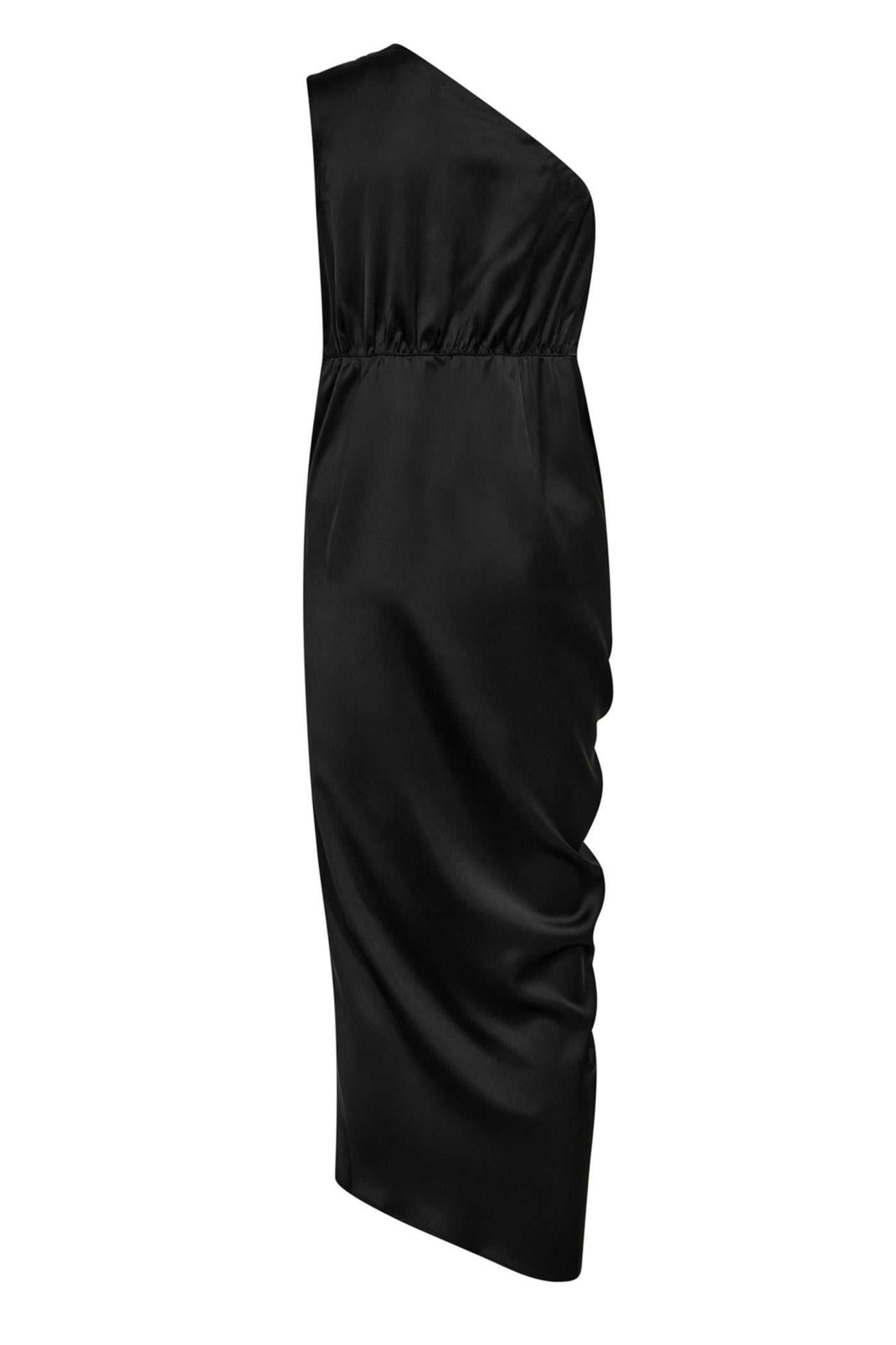 AdnaCC Asym Drape Dress 96-Black