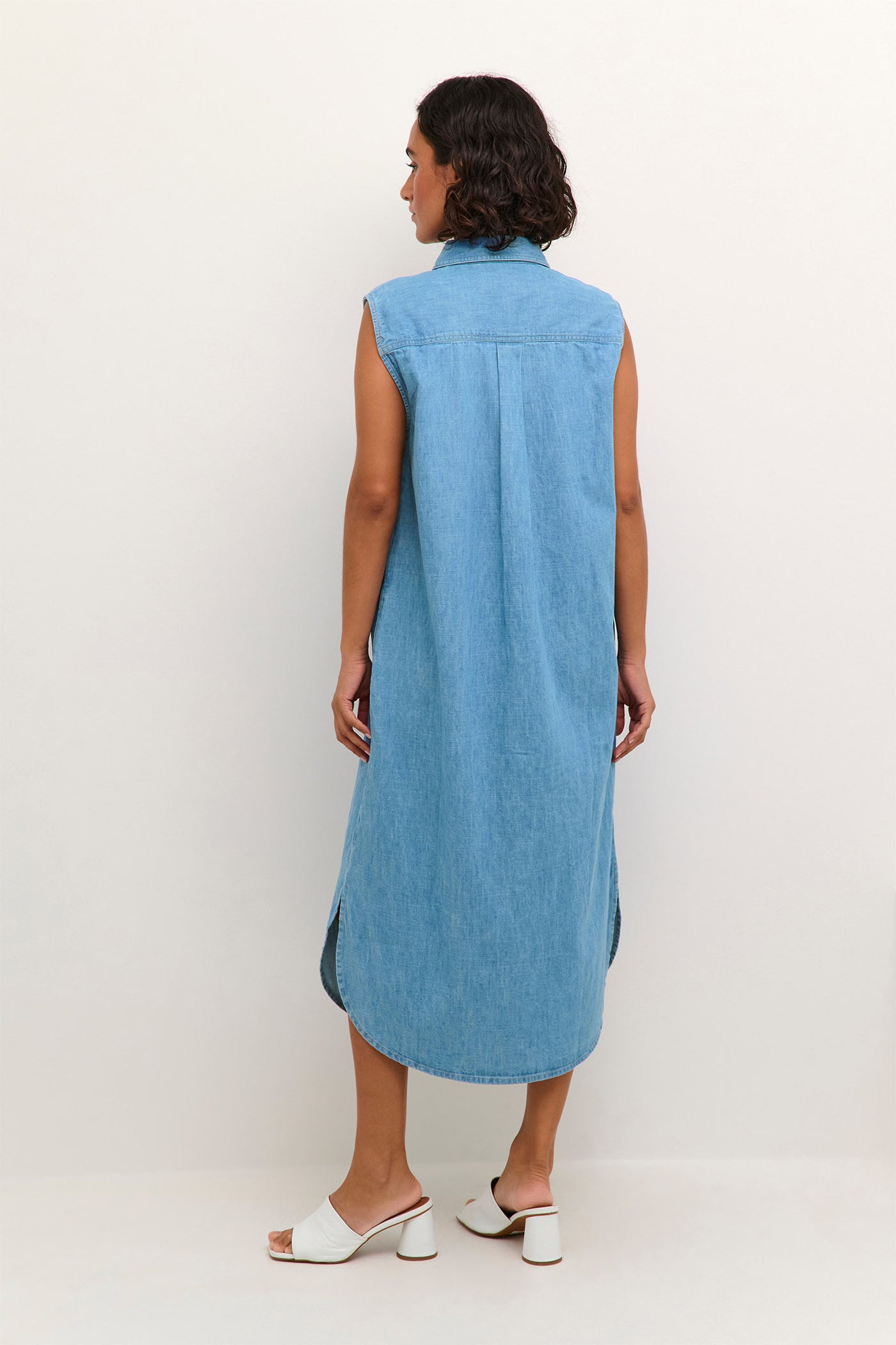 KAlouise Midi Dress Medium Blue Chambray - 10508518
