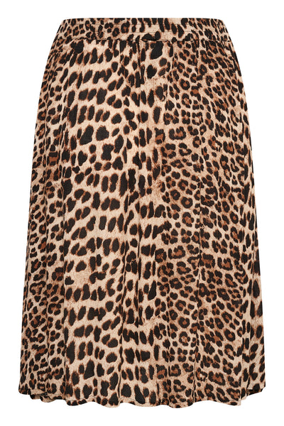 KAamber Short Skirt Classic Leopard - 10508626 Thumbnail
