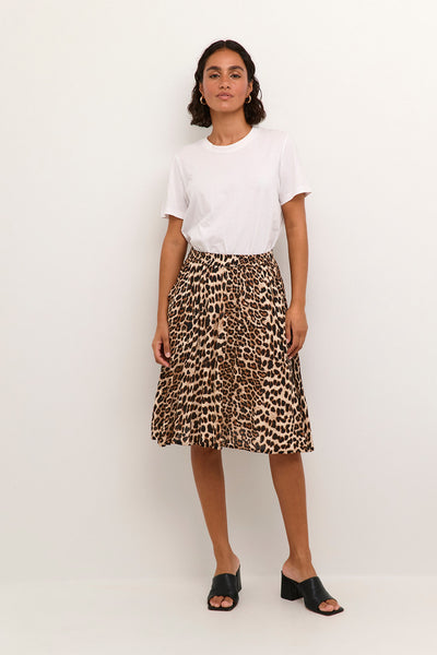 KAamber Short Skirt Classic Leopard - 10508626 Thumbnail