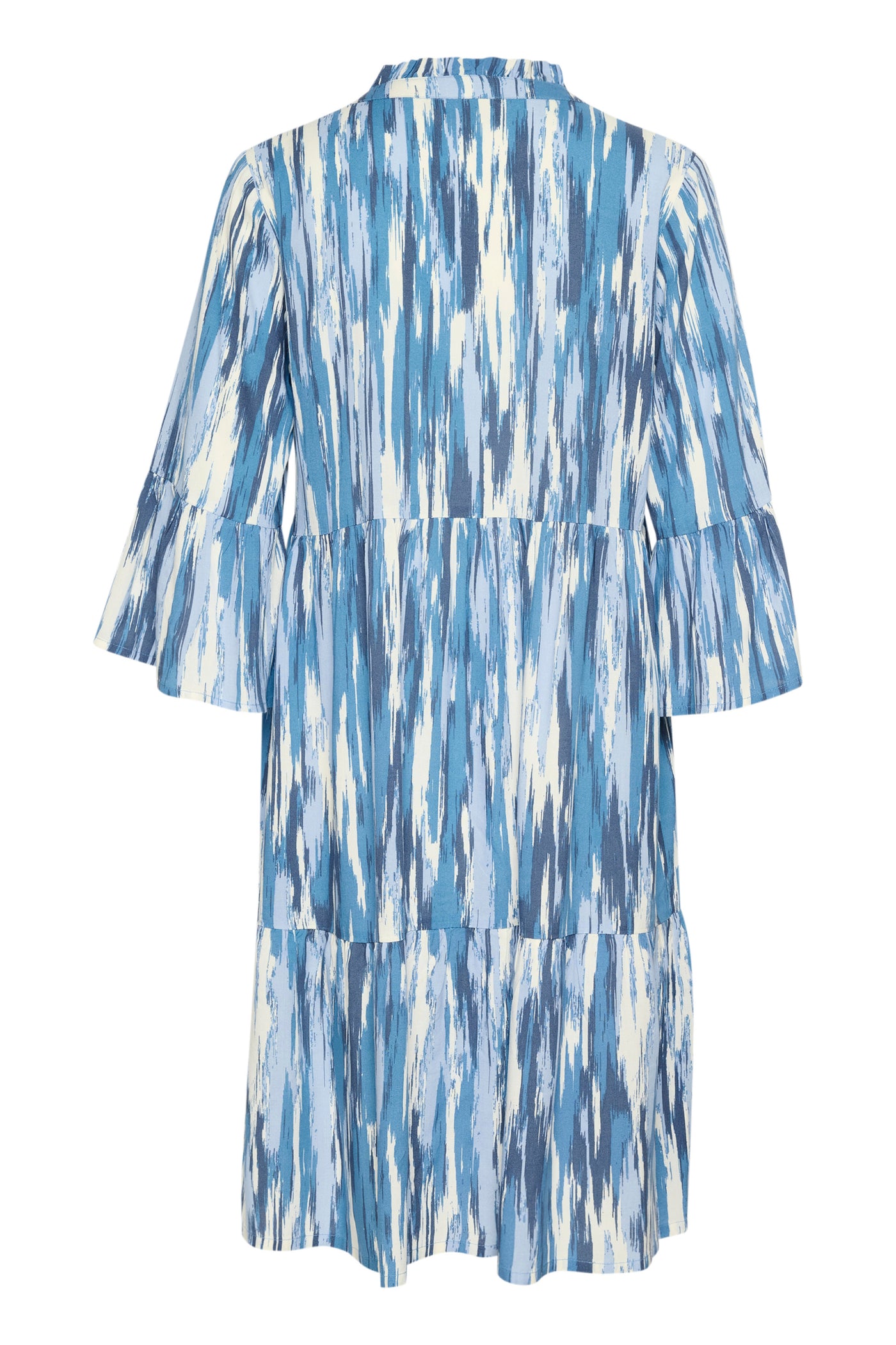 KAarina Dress Blue Abstract Print - 10552341