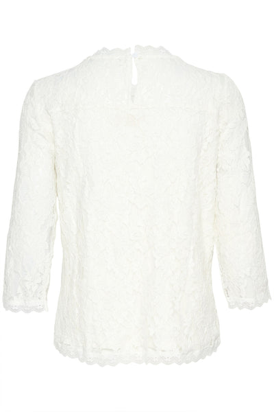 CRKit 3/4 Sleeve Blouse Snow White - 10613238 Thumbnail