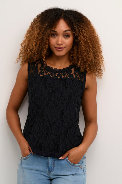 CRKit Lace Top Pitch Black - 10613240 Thumbnail