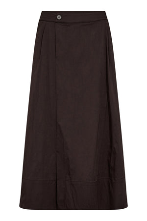CottonCC Crisp Midi Skirt 83-Mocca - 34151