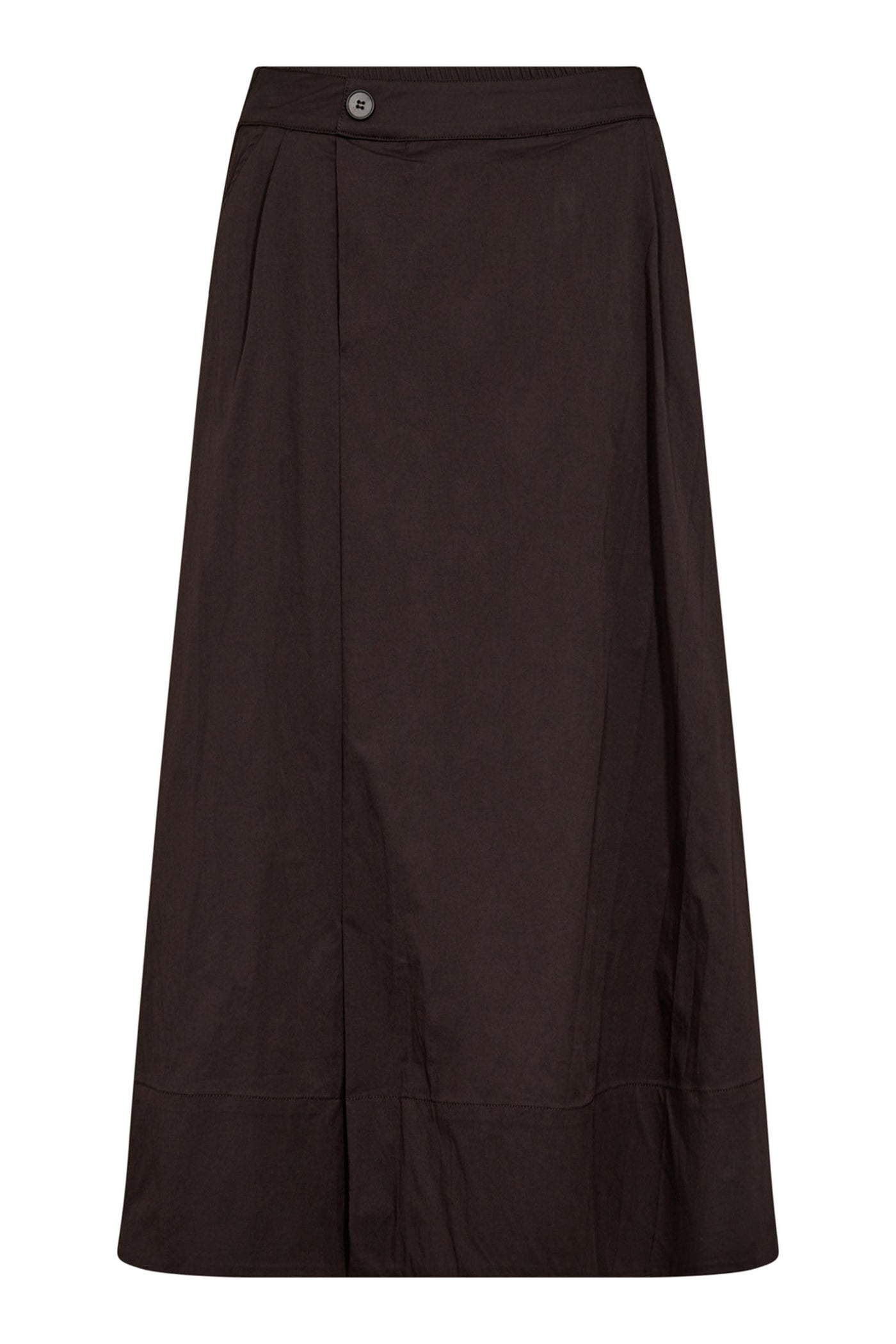 CottonCC Crisp Midi Skirt 83-Mocca - 34151