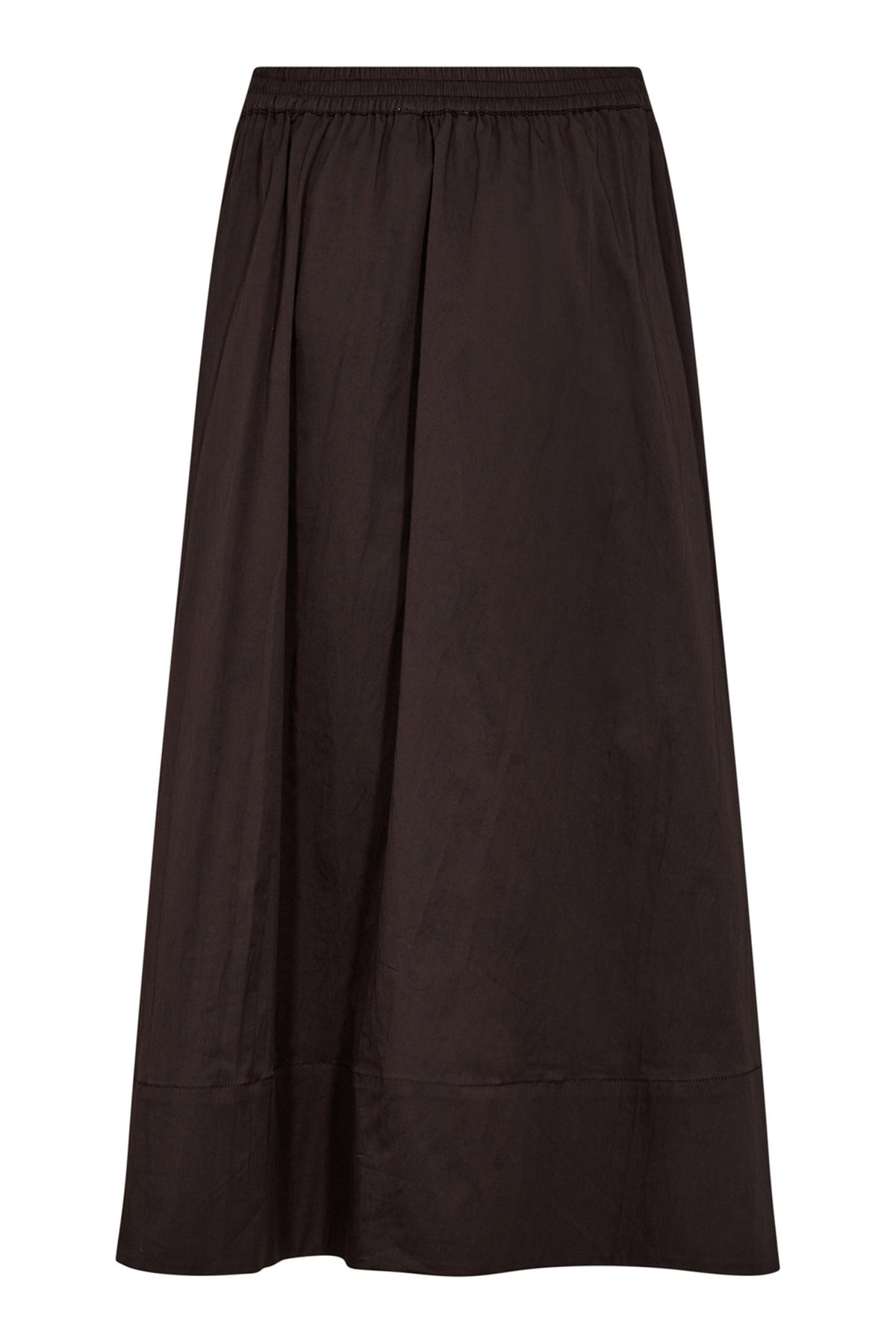CottonCC Crisp Midi Skirt 83-Mocca - 34151
