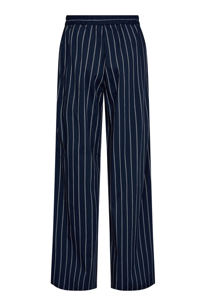 SebiCC Stripe Pant 120-Navy - 31311 Thumbnail
