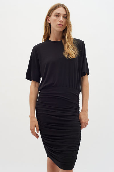 LetitsiaIW Short Dress Black - 30109539 Thumbnail