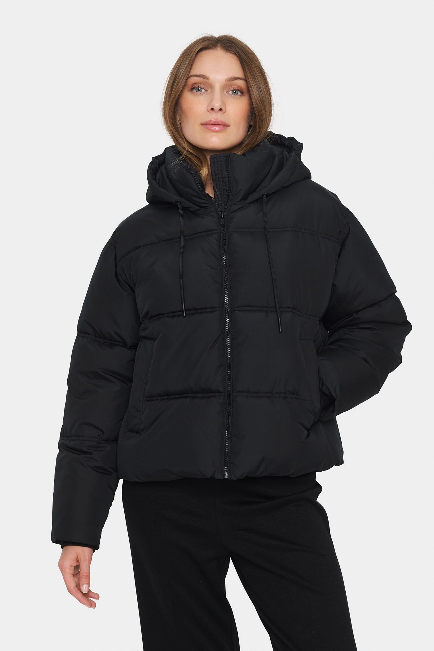 FeySZ Short Puffer Jacket Black - 30513440