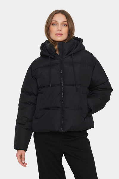 FeySZ Short Puffer Jacket Black - 30513440 Thumbnail