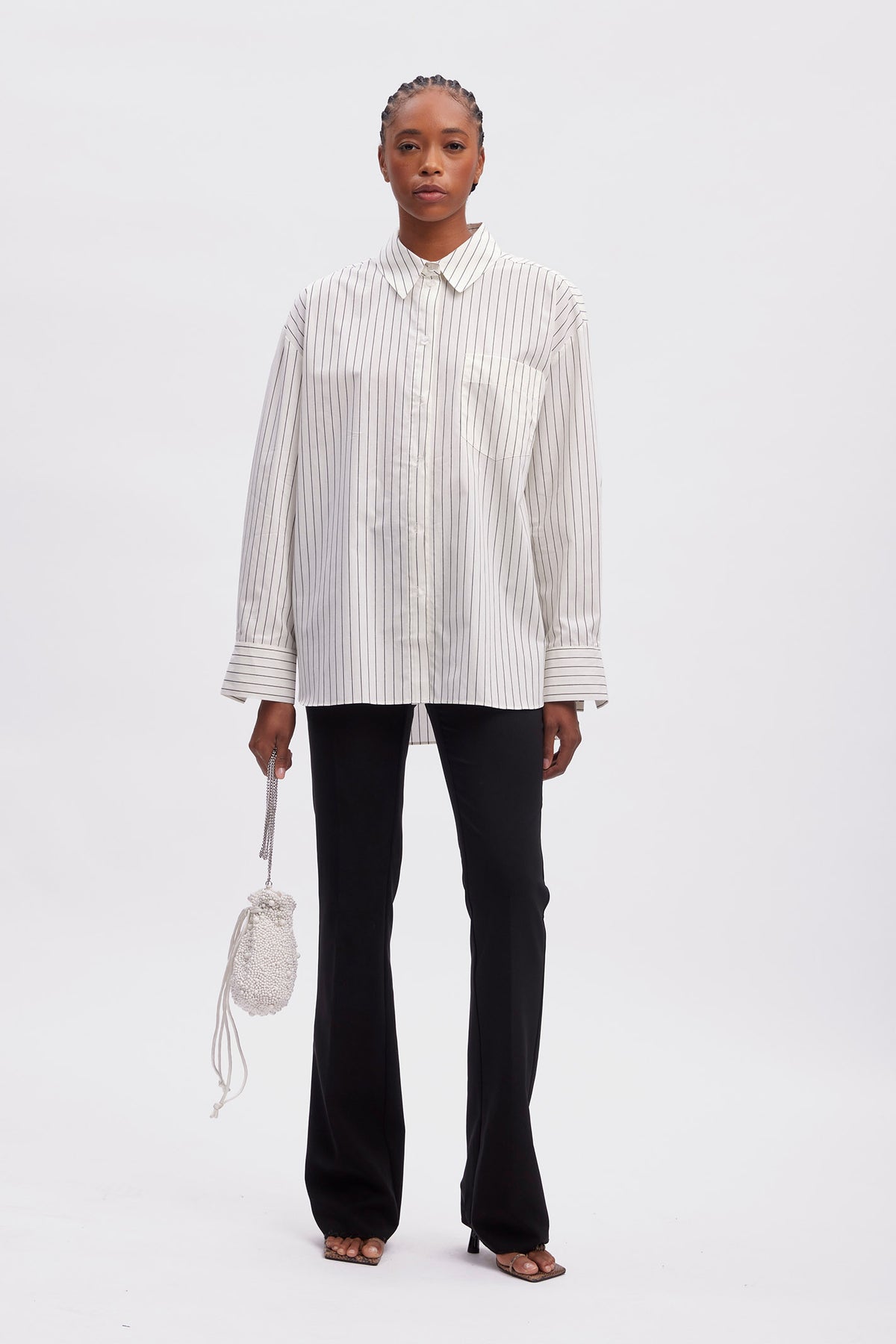 NoelleGZ shirt NOOS White pinstripe - 10909337