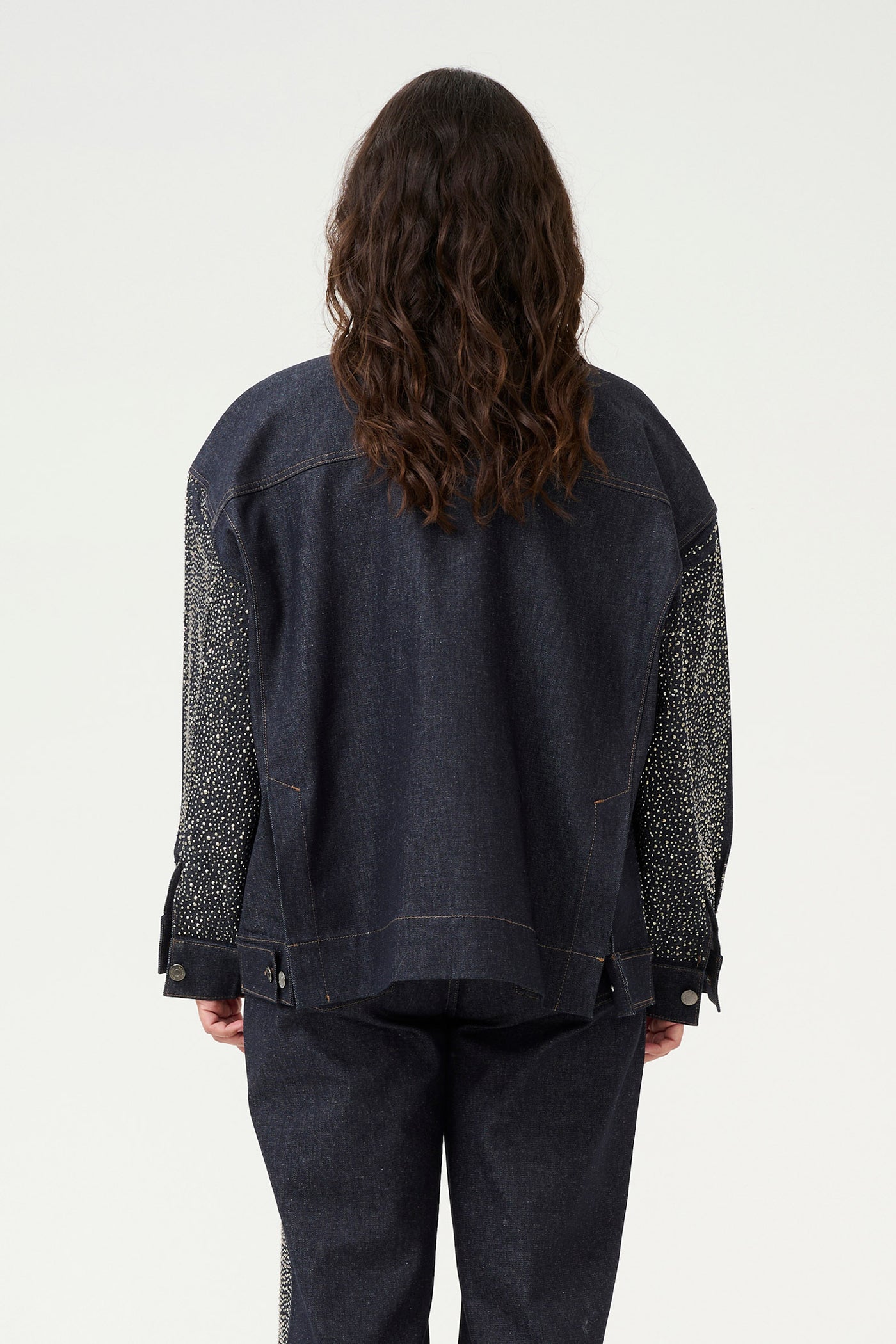 GZzorah LS jacket Dark blue Unwashed - 10910072