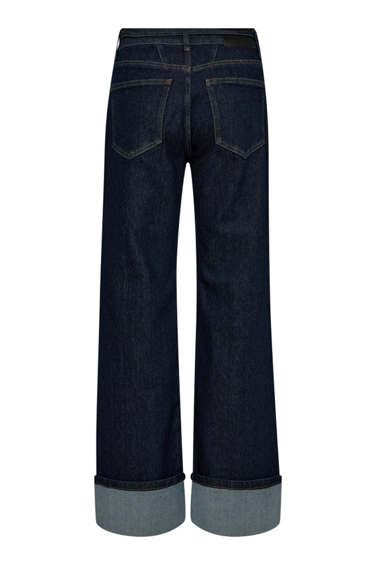 HubbyCC Reverse Ankle Jeans 555-Dark denim