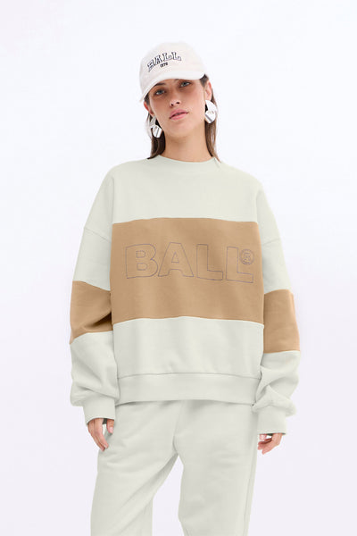 BALL SUMMER CHAIN CREW NECK OFF WHITE - 50405205 Thumbnail