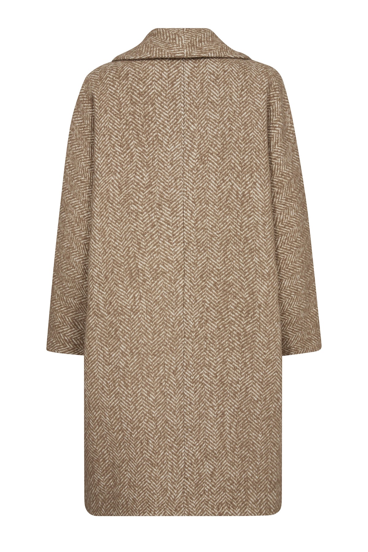 MMAdelaide Herringbone Coat Tannin - 164490